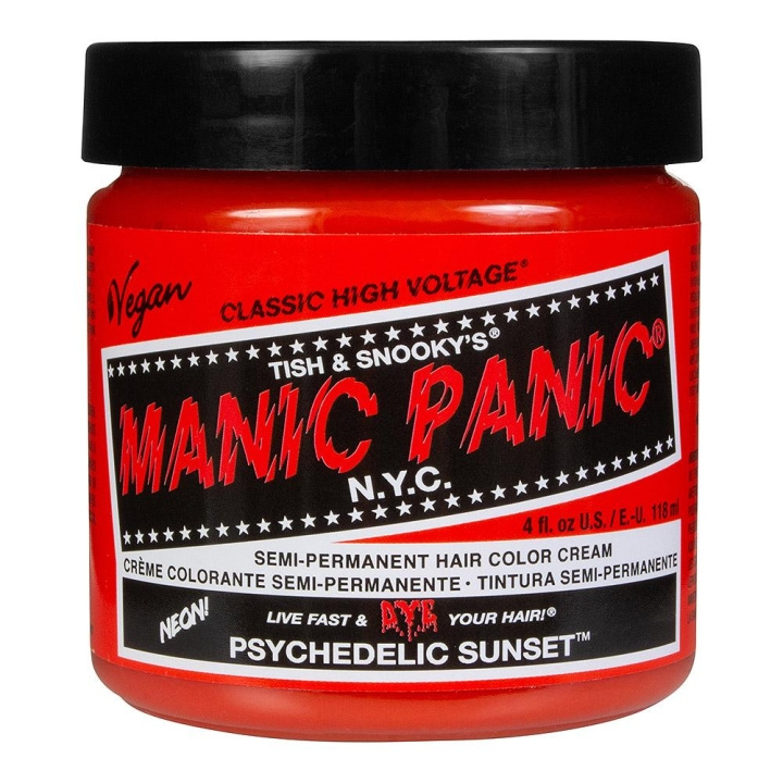 Manic Panic Classic Cream Psychedelic Sunset 118ml i gruppen SKÖNHET & HÄLSA / Hår & Styling / Hårvårdsprodukter / Hårfärg / Hårfärg & Färgbomb hos TP E-commerce Nordic AB (C10259)