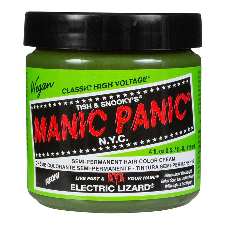 Manic Panic Classic Cream Electric Lizard i gruppen SKÖNHET & HÄLSA / Hår & Styling / Hårvårdsprodukter / Hårfärg / Hårfärg & Färgbomb hos TP E-commerce Nordic AB (C10260)
