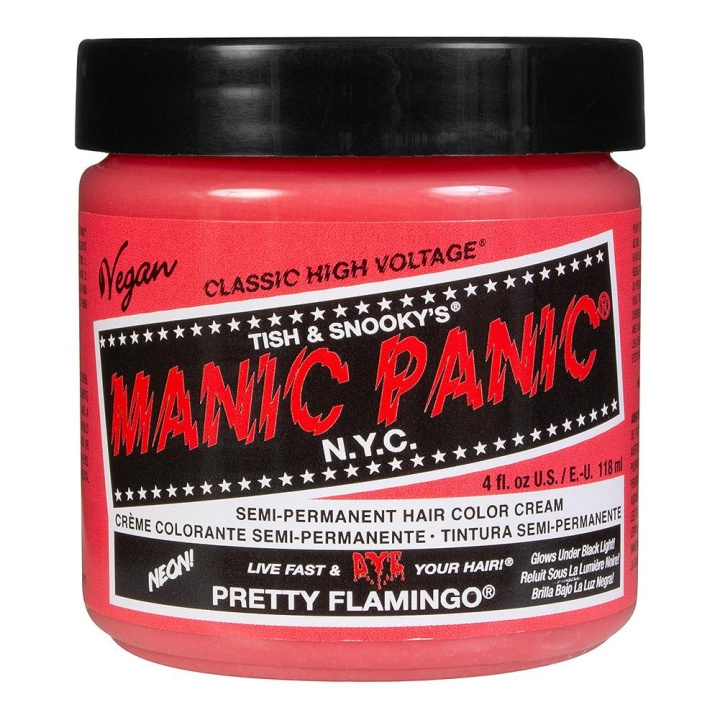 Manic Panic Classic Cream Pretty Flamingo 118ml i gruppen SKÖNHET & HÄLSA / Hår & Styling / Hårvårdsprodukter / Hårfärg / Hårfärg & Färgbomb hos TP E-commerce Nordic AB (C10261)