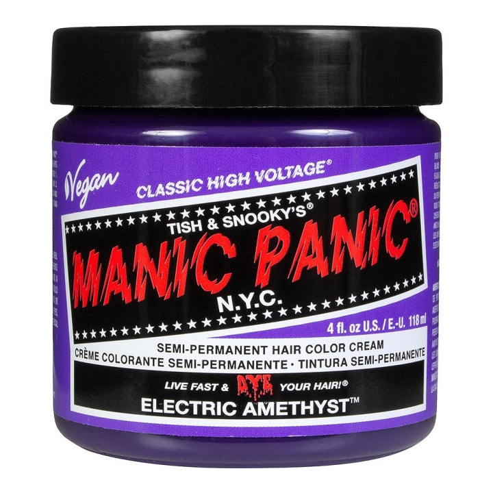 Manic Panic Classic Cream Electric Amethyst 118ml i gruppen SKÖNHET & HÄLSA / Hår & Styling / Hårvårdsprodukter / Hårfärg / Hårfärg & Färgbomb hos TP E-commerce Nordic AB (C10262)