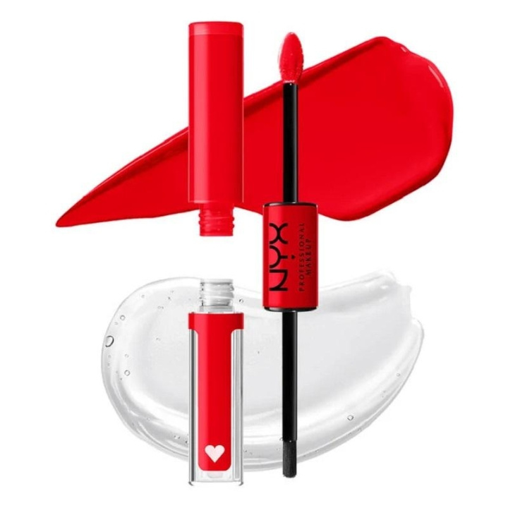 NYX PROF. MAKEUP Shine Loud Pro Pigment Lip Shine - Rebel In Red i gruppen SKÖNHET & HÄLSA / Makeup / Läppar / Läppglans & Plumper hos TP E-commerce Nordic AB (C10329)