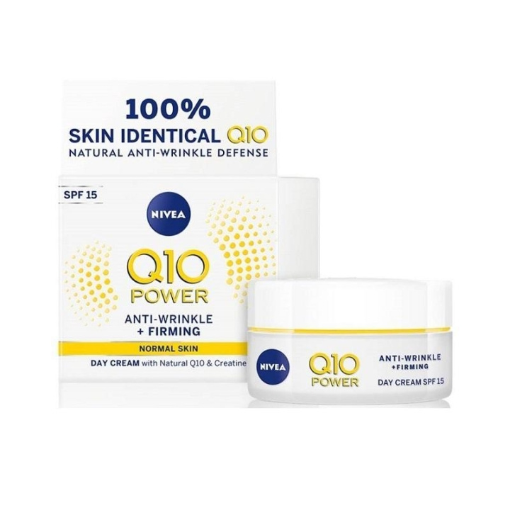 Nivea Q10 Power Day Cream Spf15 50ml i gruppen SKÖNHET & HÄLSA / Hudvård / Ansiktsvård / Dagkräm hos TP E-commerce Nordic AB (C10396)