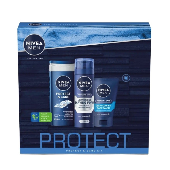 Nivea Men Protect & Care Kit 3pcs i gruppen SKÖNHET & HÄLSA / Presentkit / Presentkit För Honom hos TP E-commerce Nordic AB (C10405)