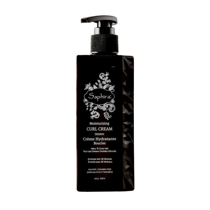 Saphira Moisturizing Curl Cream 250ml i gruppen SKÖNHET & HÄLSA / Hår & Styling / Hårvårdsprodukter / Hårserum hos TP E-commerce Nordic AB (C10463)