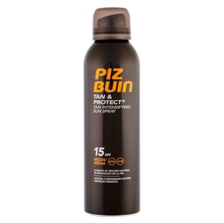 Piz Buin Tan & Protect Tan Intensifying Sun Spray SPF15 150ml i gruppen SKÖNHET & HÄLSA / Hudvård / Solskydd & Tanning / Solskydd hos TP E-commerce Nordic AB (C10680)