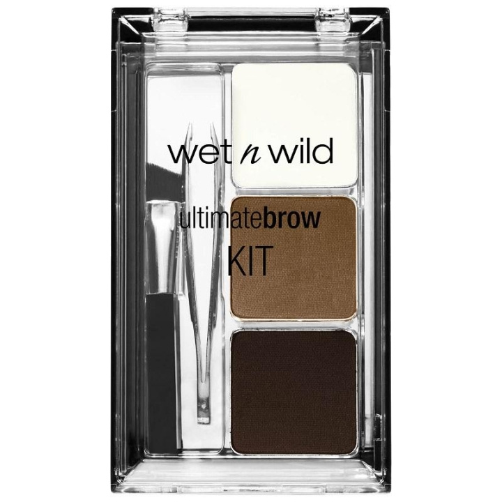 Wet n Wild Ultimate Brow Kit - Soft Brown i gruppen SKÖNHET & HÄLSA / Makeup / Ögon & Ögonbryn / Ögonbrynskit hos TP E-commerce Nordic AB (C10689)
