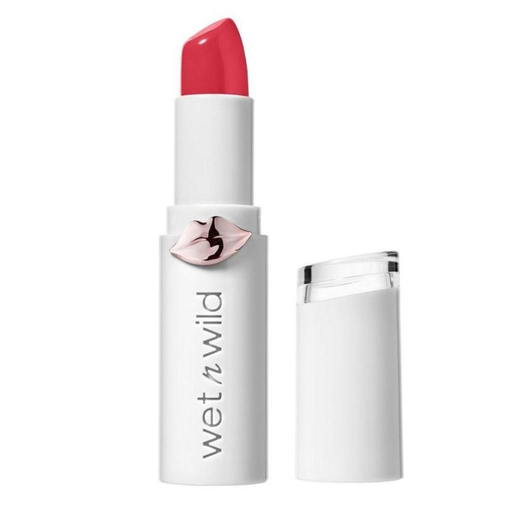 Wet n Wild Megalast Lipstick High-Shine - Strawberry Lingerie i gruppen SKÖNHET & HÄLSA / Makeup / Läppar / Läppstift hos TP E-commerce Nordic AB (C10695)