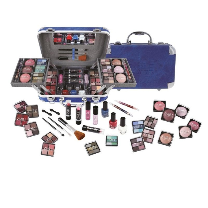 Zmile Cosmetics Makeup Box Traveller Blue i gruppen SKÖNHET & HÄLSA / Makeup / Verktyg & Sminkset / Sminkset hos TP E-commerce Nordic AB (C10800)