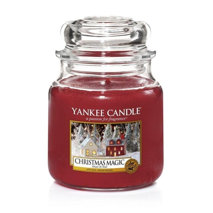Yankee Candle Classic Medium Jar Christmas Magic 411g i gruppen SKÖNHET & HÄLSA / Doft & Parfym / Övrig doft / Doftljus hos TP E-commerce Nordic AB (C10831)