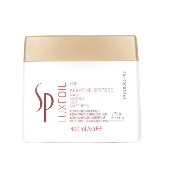 Wella SP LuxeOil Keratine Restore Mask 400ml i gruppen SKÖNHET & HÄLSA / Hudvård / Ansiktsvård / Masker hos TP E-commerce Nordic AB (C10882)