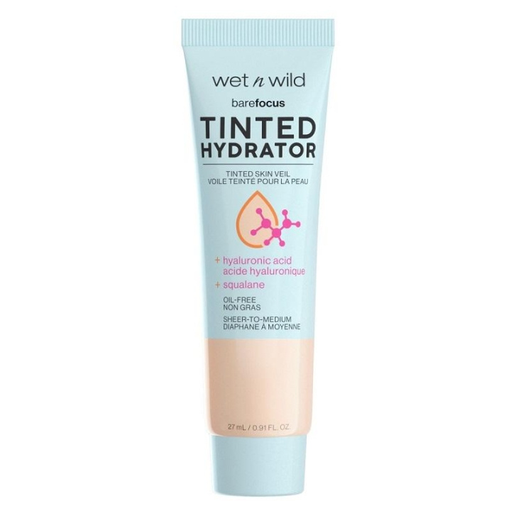 Wet n Wild Bare Focus Tinted Hydrator - Light Medium i gruppen SKÖNHET & HÄLSA / Makeup / Basmakeup / CC/BB Cream hos TP E-commerce Nordic AB (C10925)