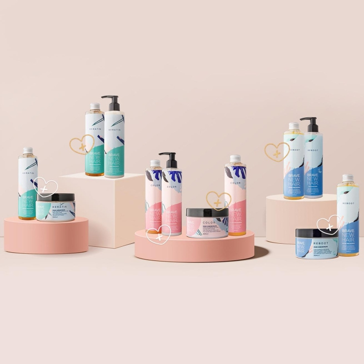 Brave. New. Hair. > Startpaket Startpaket Brave New Hair 45pcs i gruppen SKÖNHET & HÄLSA / Hår & Styling / Hårvårdsprodukter / Schampo hos TP E-commerce Nordic AB (C10947)