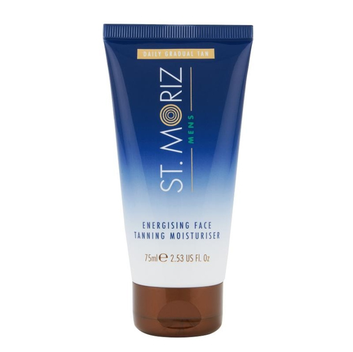 St Moriz Men\'s Face Tanning Moisturiser 75ml i gruppen SKÖNHET & HÄLSA / Hudvård / Solskydd & Tanning / Brun utan sol hos TP E-commerce Nordic AB (C10989)