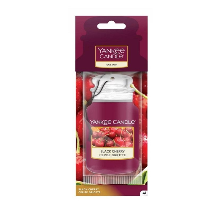 Yankee Candle Car Jar Air Freshener Black Cherry i gruppen SKÖNHET & HÄLSA / Doft & Parfym / Övrig doft / Doftljus hos TP E-commerce Nordic AB (C11000)