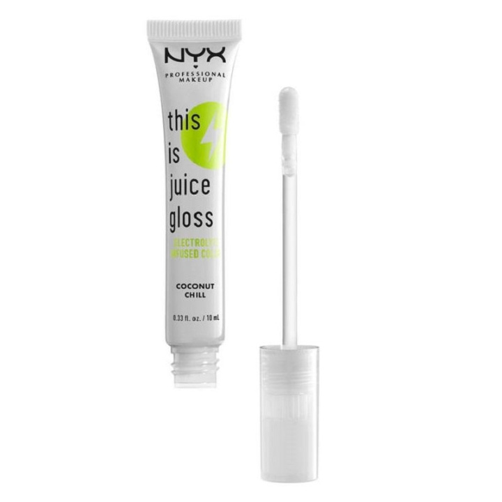 NYX PROF. MAKEUP This Is Juice Gloss - Coconut Chill i gruppen SKÖNHET & HÄLSA / Makeup / Läppar / Läppglans & Plumper hos TP E-commerce Nordic AB (C11020)