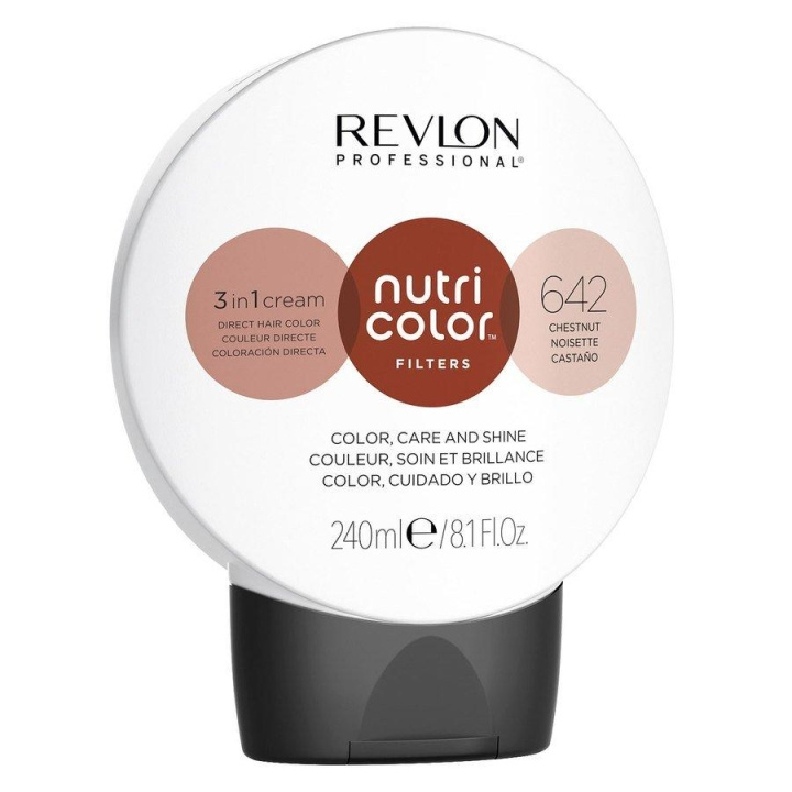 Revlon Nutri Color 642 Chestnut 240ml i gruppen SKÖNHET & HÄLSA / Hår & Styling / Hårvårdsprodukter / Hårinpackning hos TP E-commerce Nordic AB (C11077)