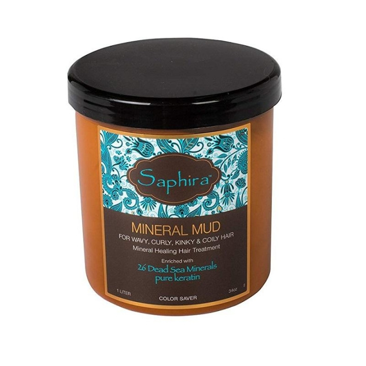 Saphira Curly Divine Mineral Mud 1000ml i gruppen SKÖNHET & HÄLSA / Hår & Styling / Hårvårdsprodukter / Hårinpackning hos TP E-commerce Nordic AB (C11080)