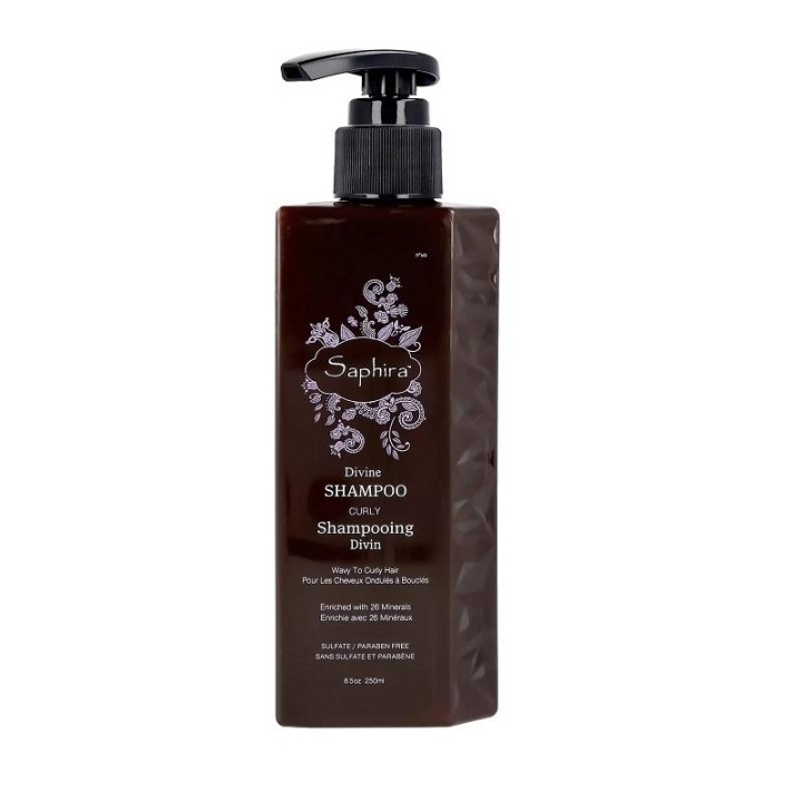 Saphira Curly Divine Schampoo 250ml i gruppen SKÖNHET & HÄLSA / Hår & Styling / Hårvårdsprodukter / Schampo hos TP E-commerce Nordic AB (C11113)