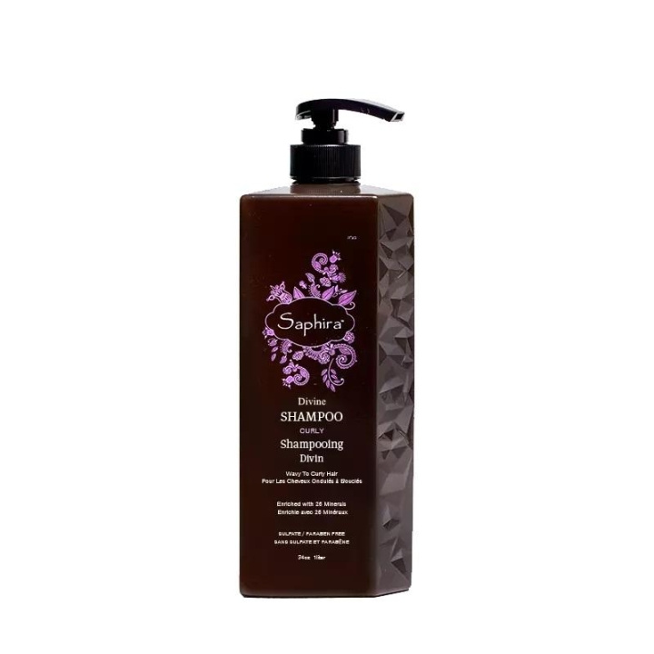 Saphira Curly Divine Schampoo 1000ml i gruppen SKÖNHET & HÄLSA / Hår & Styling / Hårvårdsprodukter / Schampo hos TP E-commerce Nordic AB (C11114)