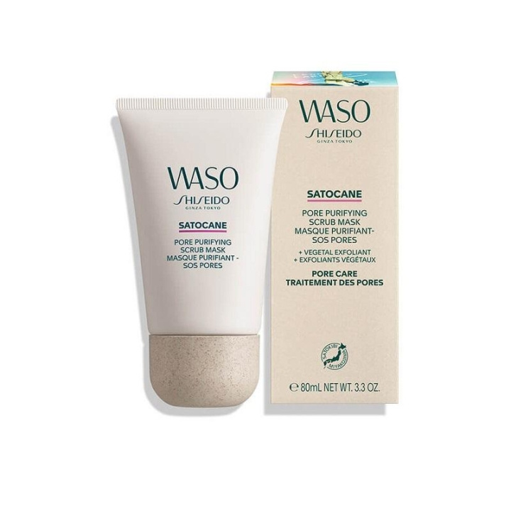 Shiseido Waso Satocane Pore Purifying Scrub Mask 50ml i gruppen SKÖNHET & HÄLSA / Hudvård / Ansiktsvård / Skrubb / Peeling hos TP E-commerce Nordic AB (C11146)