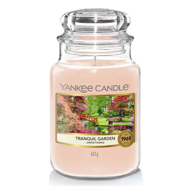 Yankee Candle Classic Large Tranquil Garden 623g i gruppen SKÖNHET & HÄLSA / Doft & Parfym / Övrig doft / Doftljus hos TP E-commerce Nordic AB (C11194)