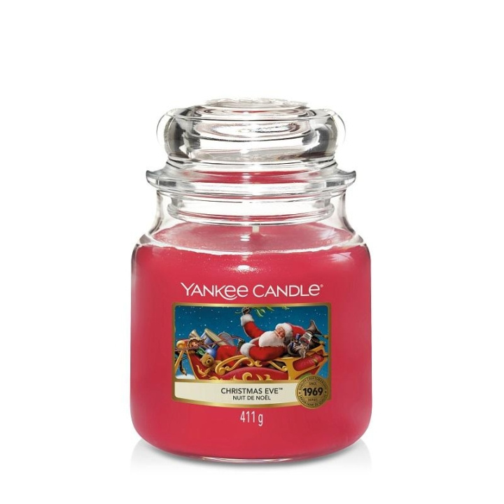 Yankee Candle Classic Medium Jar Christmas Eve 411g i gruppen SKÖNHET & HÄLSA / Doft & Parfym / Övrig doft / Doftljus hos TP E-commerce Nordic AB (C11249)