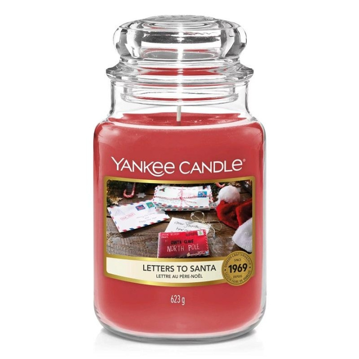 Yankee Candle Classic Large Letters To Santa 623g i gruppen SKÖNHET & HÄLSA / Doft & Parfym / Övrig doft / Doftljus hos TP E-commerce Nordic AB (C11254)