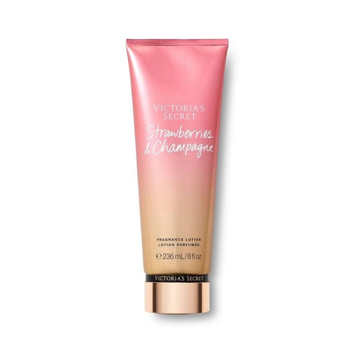 Victoria\'s Secret Strawberries And Champagne Fragrance Lotion 236ml i gruppen SKÖNHET & HÄLSA / Hudvård / Kroppsvård / Body lotion hos TP E-commerce Nordic AB (C11267)