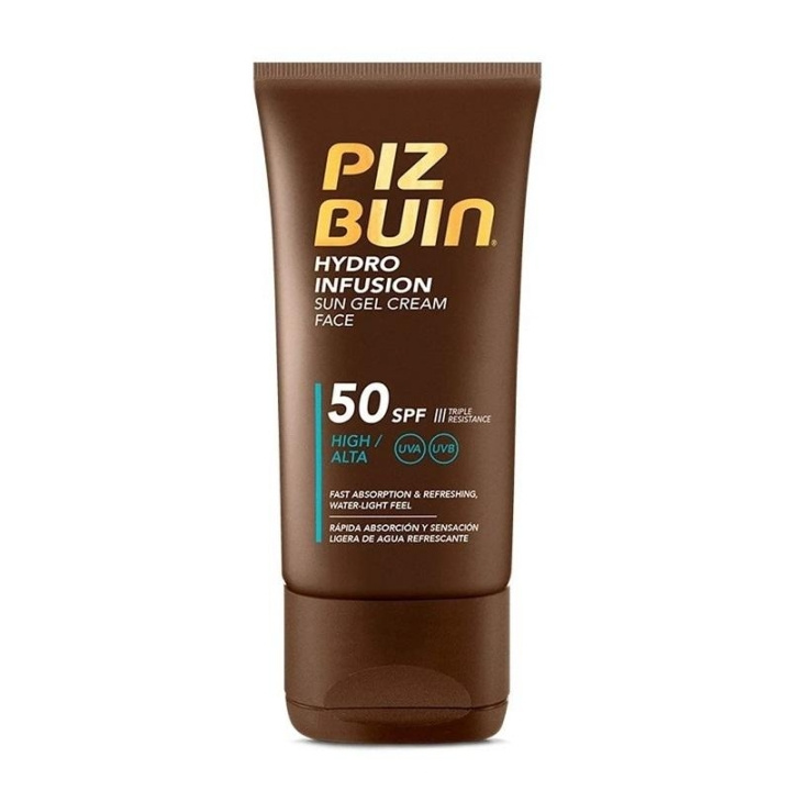 Piz Buin Hydro Infusion Sun Gel Cream Face SPF50 50ml i gruppen SKÖNHET & HÄLSA / Hudvård / Solskydd & Tanning / Solskydd hos TP E-commerce Nordic AB (C11336)