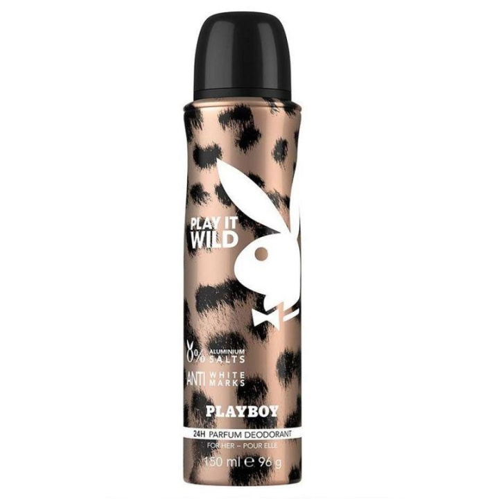 Playboy Play It Wild For Her Deo Spray 150ml i gruppen SKÖNHET & HÄLSA / Doft & Parfym / Deodorant / Deo för henne hos TP E-commerce Nordic AB (C11436)