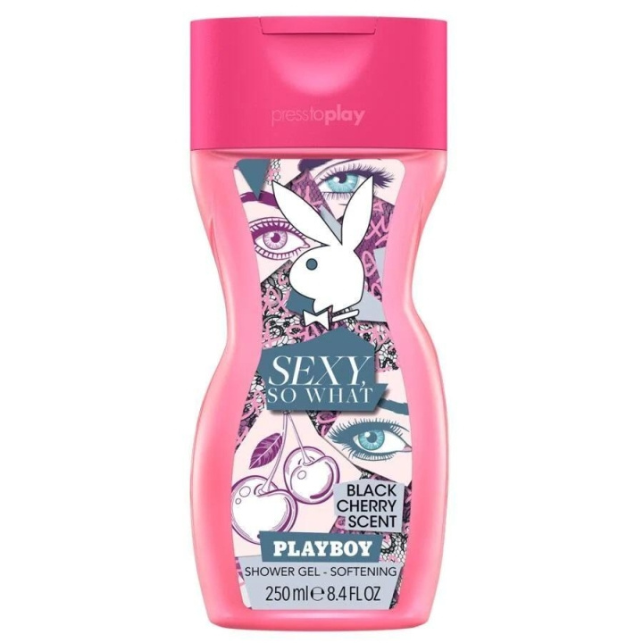 Playboy Sexy So What For Her Shower Gel 250ml i gruppen SKÖNHET & HÄLSA / Hudvård / Kroppsvård / Bad & Duschcreme hos TP E-commerce Nordic AB (C11439)