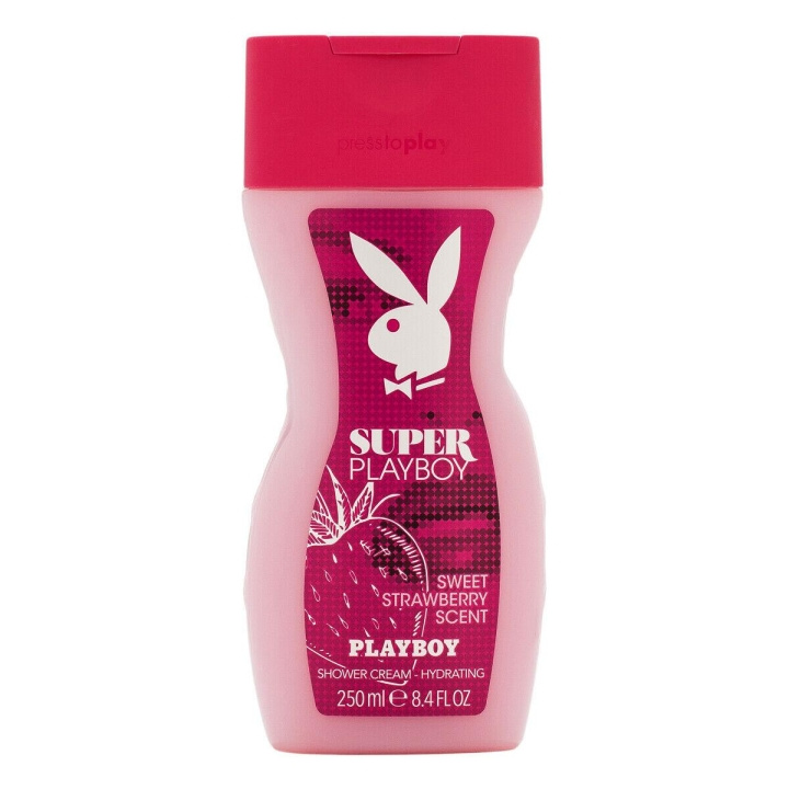 Playboy Super Playboy For Her Shower Gel 250ml i gruppen SKÖNHET & HÄLSA / Hudvård / Kroppsvård / Bad & Duschcreme hos TP E-commerce Nordic AB (C11441)