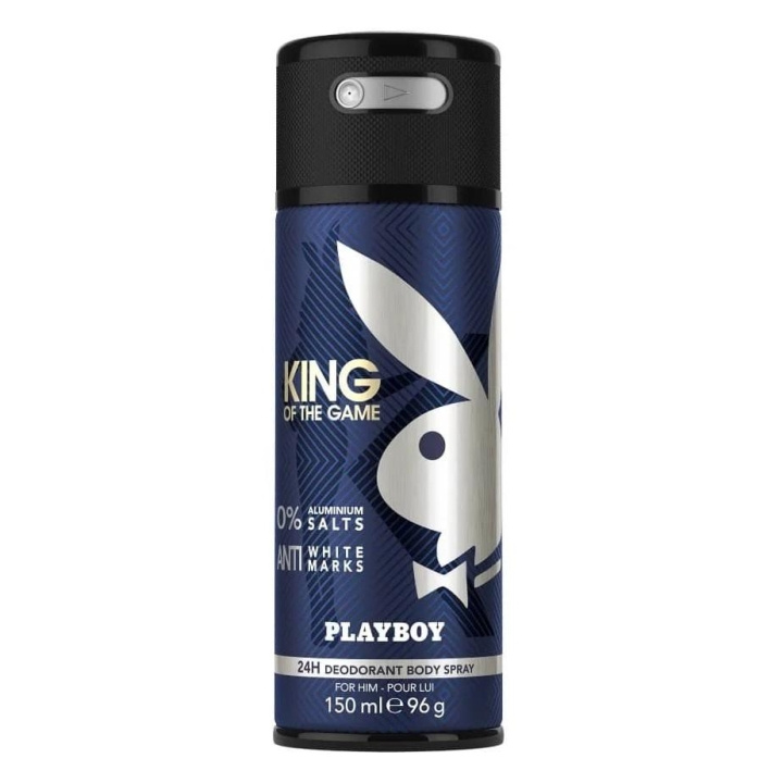 Playboy King of the Game For Him Deo Spray 150ml i gruppen SKÖNHET & HÄLSA / Doft & Parfym / Deodorant / Deo för honom hos TP E-commerce Nordic AB (C11443)