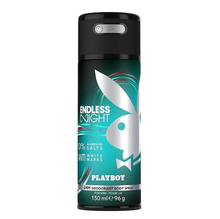 Playboy Endless Night For Him Deo Spray 150ml i gruppen SKÖNHET & HÄLSA / Doft & Parfym / Deodorant / Deo för honom hos TP E-commerce Nordic AB (C11445)