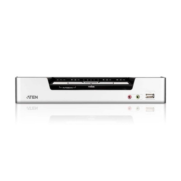 Aten CS1794 4-Port KVM Switch Svart i gruppen DATORER & KRINGUTRUSTNING / Datorkablar / Switchar & Splittrar hos TP E-commerce Nordic AB (C11559)