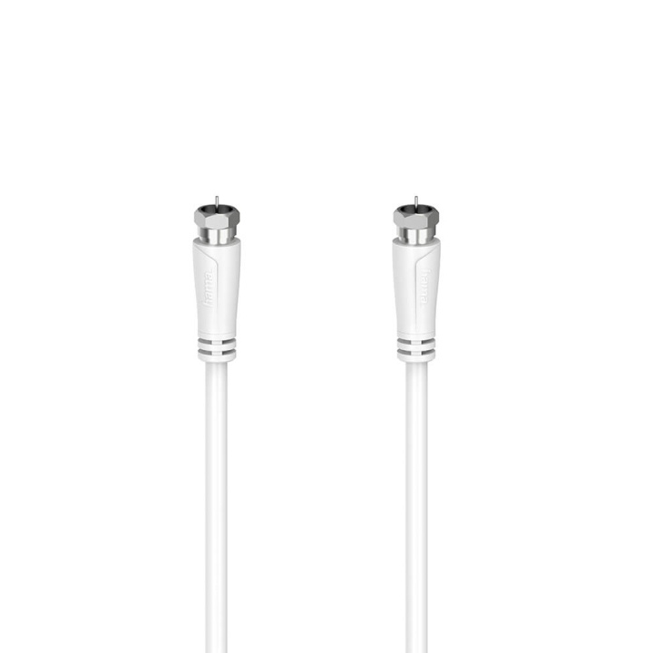 Hama Antenna Cable SAT 90dB F-F White 5.0m i gruppen HEMELEKTRONIK / Kablar & Adaptrar / Antennkablar & Tillbehör / Antennkablar hos TP E-commerce Nordic AB (C11746)