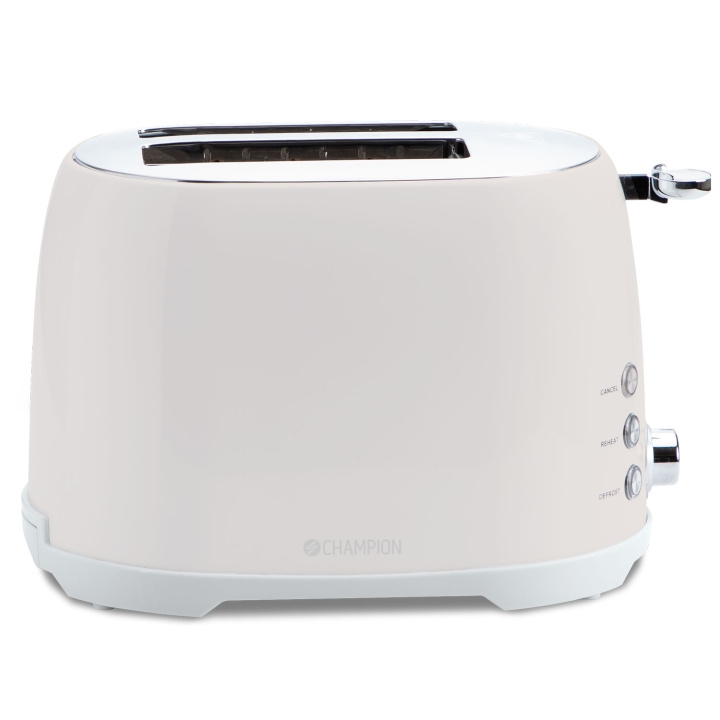 Champion Brödrost 2 skivor 800W BR610 Creme White Series i gruppen HEM, HUSHÅLL & TRÄDGÅRD / Hushållsmaskiner / Brödrostar & Bordsgrillar / Brödrostar hos TP E-commerce Nordic AB (C11845)