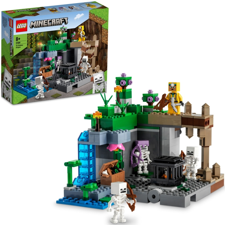 LEGO Minecraft - Skelettgrottan 21189 i gruppen LEKSAKER, BARN- & BABYPRODUKTER / Leksaker / Byggleksaker / Lego hos TP E-commerce Nordic AB (C11888)