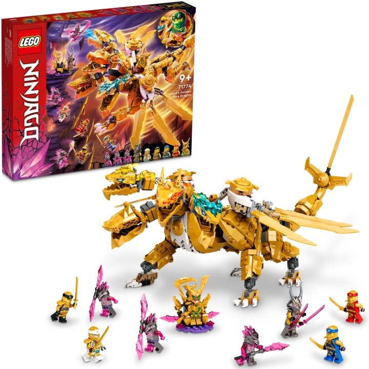 LEGO Ninjago - Lloyds Gyllene Ultradrake 71774 i gruppen LEKSAKER, BARN- & BABYPRODUKTER / Leksaker / Byggleksaker / Lego hos TP E-commerce Nordic AB (C11913)