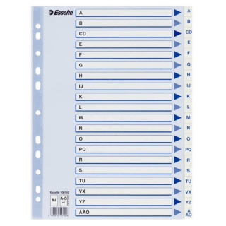 ESSELTE ESSELTE Register Non-Stop A4/A-Ö Vit