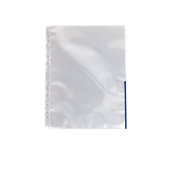 ESSELTE Plastficka A4 105my Transparent Blå 100-pack i gruppen HEM, HUSHÅLL & TRÄDGÅRD / Kontorsmaterial / Övriga kontorsmaterial hos TP E-commerce Nordic AB (C12022)