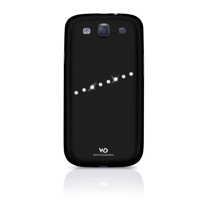 White Diamonds Sash Svart Samsung S3 Skal i gruppen SMARTPHONE & SURFPLATTOR / Mobilskydd / Samsung hos TP E-commerce Nordic AB (C12083)