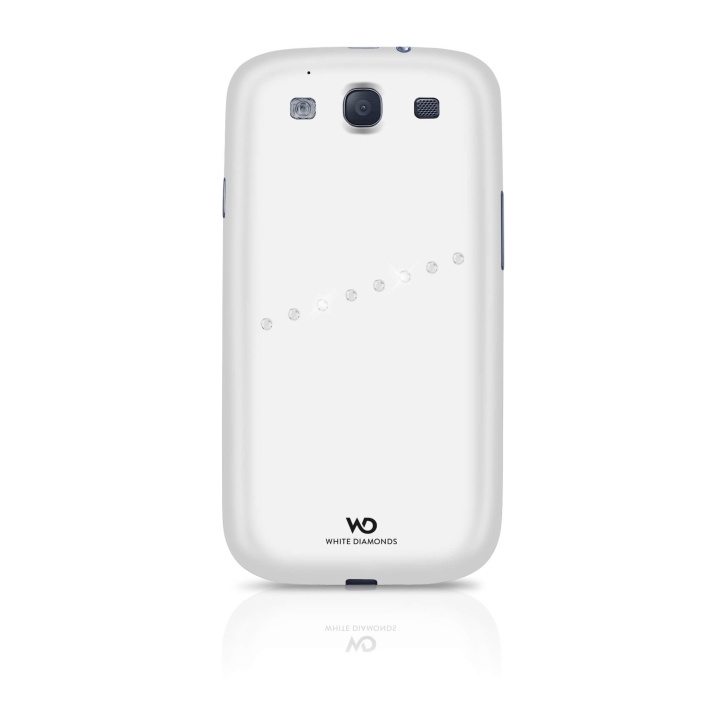 White Diamonds Sash Vit Samsung S3 Skal i gruppen SMARTPHONE & SURFPLATTOR / Mobilskydd / Samsung hos TP E-commerce Nordic AB (C12084)