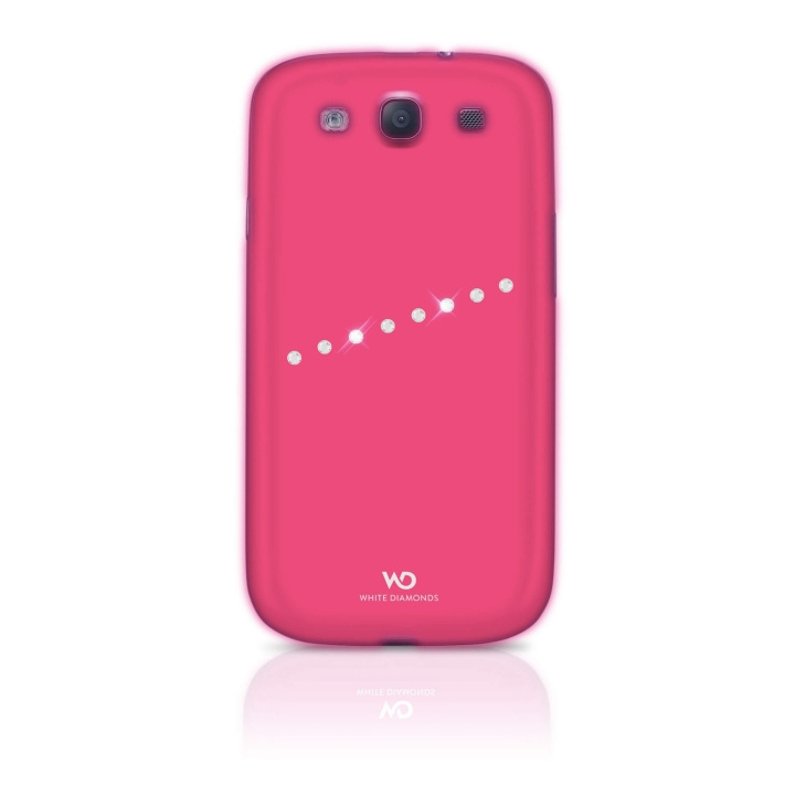 White Diamonds Sash Rosa Samsung S3 Skal i gruppen SMARTPHONE & SURFPLATTOR / Mobilskydd / Samsung hos TP E-commerce Nordic AB (C12085)