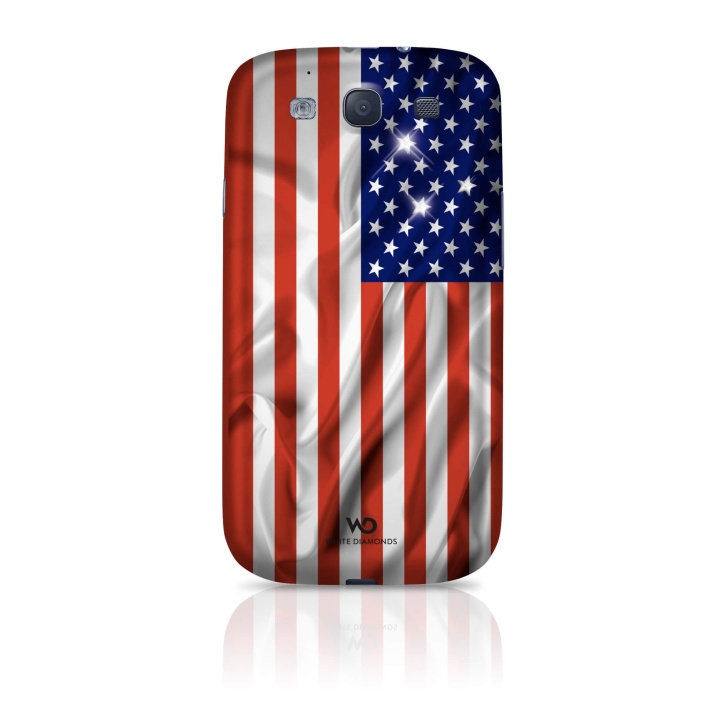 White Diamonds WHITE-DIAMONDS Flagga USA Samsung S3 Skal i gruppen SMARTPHONE & SURFPLATTOR / Mobilskydd / Samsung hos TP E-commerce Nordic AB (C12088)