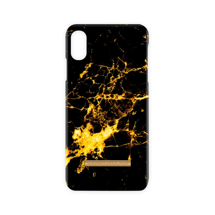 ONSALA Mobilskal iPhone XS Max Shine Goldmine Marble i gruppen SMARTPHONE & SURFPLATTOR / Mobilskydd / Apple / iPhone XS Max / Skal hos TP E-commerce Nordic AB (C12124)