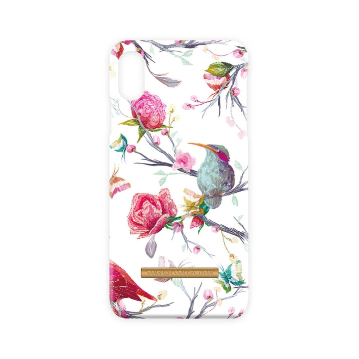 Onsala Mobilskal Shine Vintage Birds - iPhone XS Max i gruppen SMARTPHONE & SURFPLATTOR / Mobilskydd / Apple / iPhone XS Max / Skal hos TP E-commerce Nordic AB (C12127)