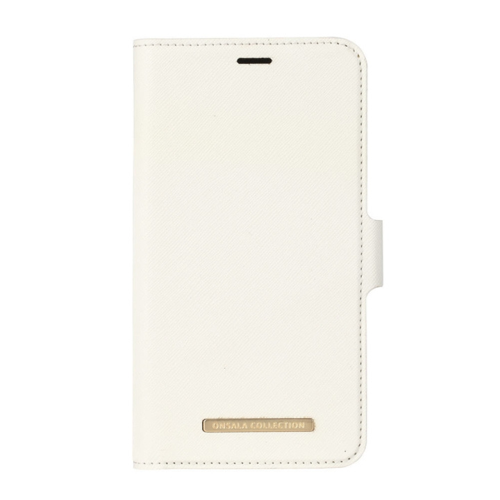 Onsala Mobilfodral Saffiano White - iPhone XR i gruppen SMARTPHONE & SURFPLATTOR / Mobilskydd / Apple / iPhone XR / Fodral hos TP E-commerce Nordic AB (C12154)