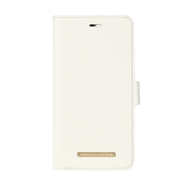ONSALA Mobilfodral Saffiano White - iPhone 6 / 7 / 8 Plus i gruppen SMARTPHONE & SURFPLATTOR / Mobilskydd / Apple / iPhone 8 Plus / Fodral hos TP E-commerce Nordic AB (C12157)