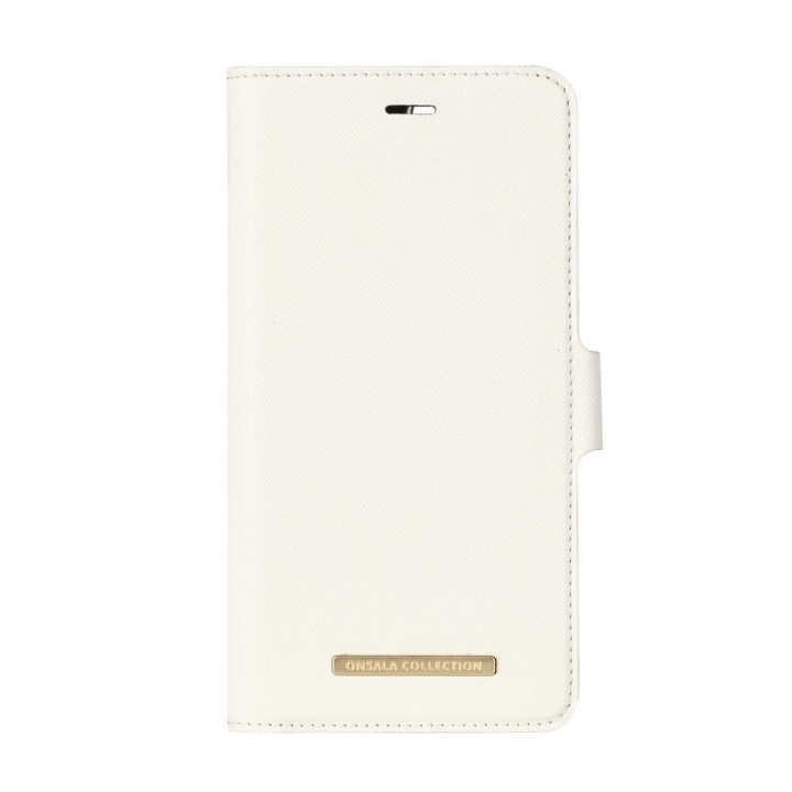 Onsala Mobilfodral Saffiano White - iPhone 6 / 7 / 8 Plus i gruppen SMARTPHONE & SURFPLATTOR / Mobilskydd / Apple / iPhone 8 Plus / Fodral hos TP E-commerce Nordic AB (C12157)